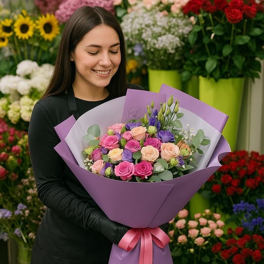 Букет від флориста – доставка квітів у Київ